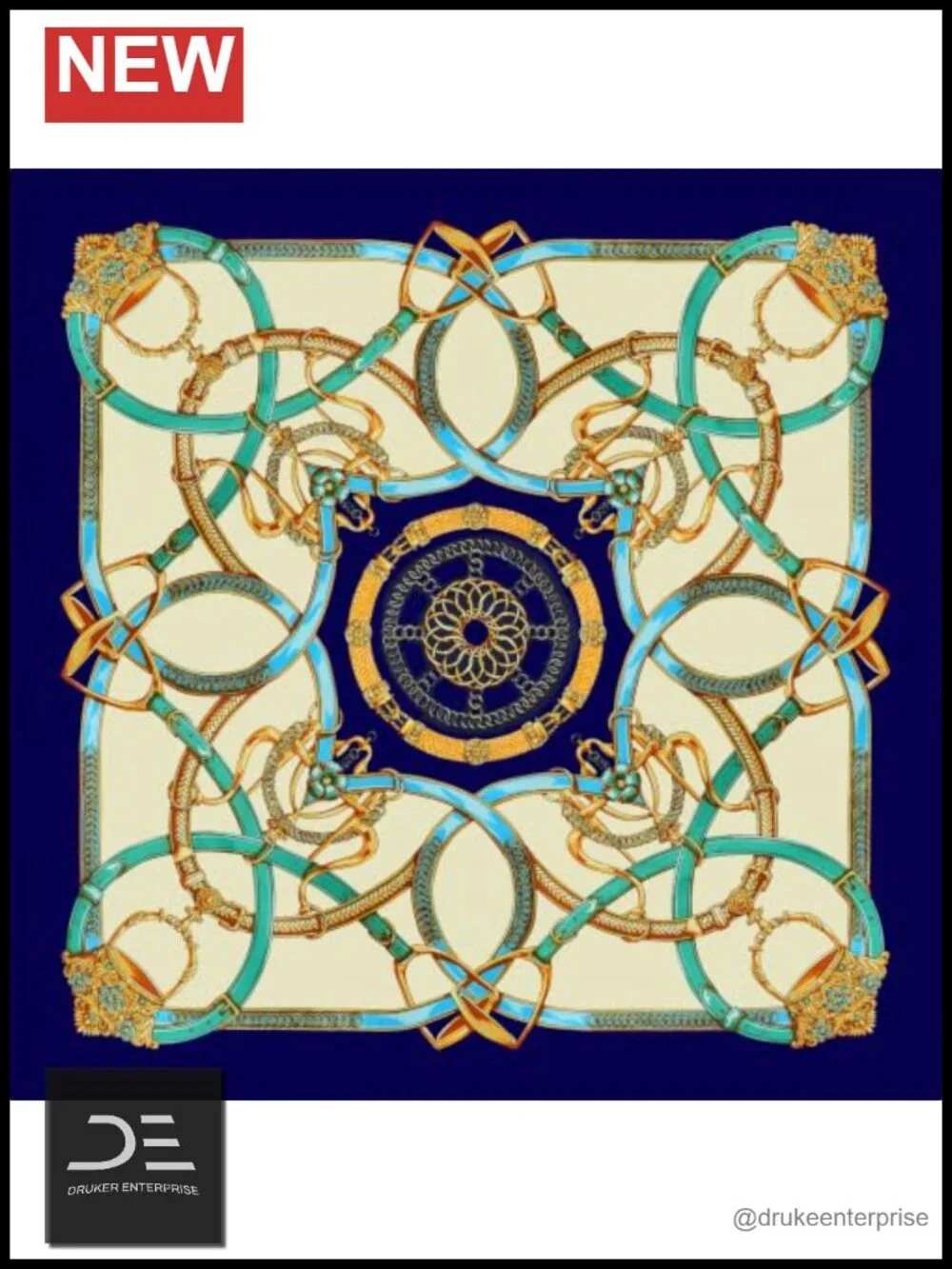 Satin Head Scarf for Women - Large Square Bandana, Fashion Scarf